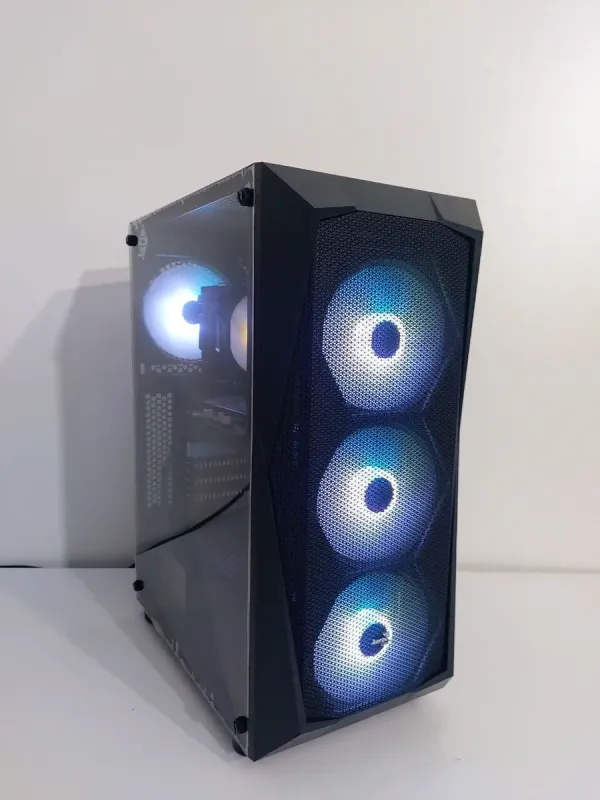 Ігровий ПК AeroCool PGS FALCON-A-BK-V1 FRGB Tower / Intel Core i7-4770 (4 (8) ядра по 3.4 - 3.9 GHz) / 24 GB DDR3 / 480 GB SSD + 500 GB HDD / AMD Radeon RX 470, 4 GB GDDR5, 256-bit / 350W б/в - зображення 2