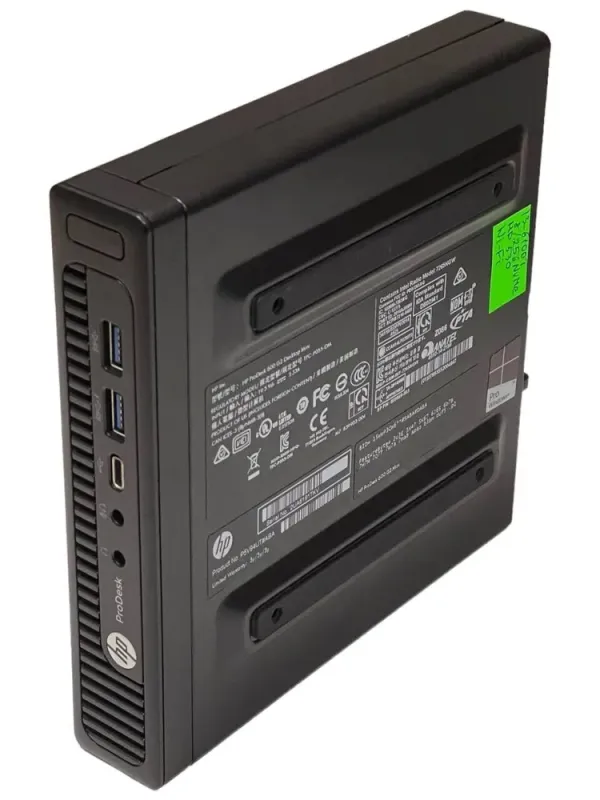 Неттоп HP ProDesk 600 G2 Mini PC USFF / Intel Core i3-6100T (2 (4) ядра по 3.2 GHz) / 8 GB DDR4 / 256 GB SSD M.2 / Intel HD Graphics 530 / DisplayPort б/в - зображення 5
