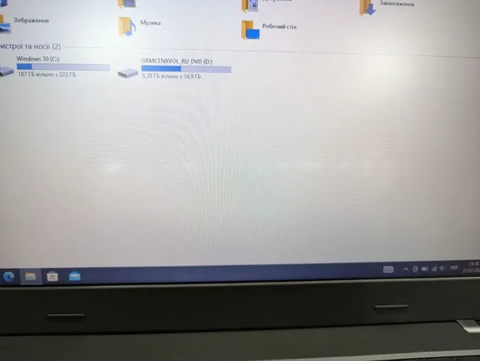 Ноутбук Б-клас Lenovo ThinkPad L460 / 14" (1366x768) TN / Intel Core i5-6200U (2 (4) ядра по 2.3 - 2.8 GHz) / 8 GB DDR3 / 240 GB SSD / Intel HD Graphics 520 / WebCam / Windows 10 б/в - зображення 5