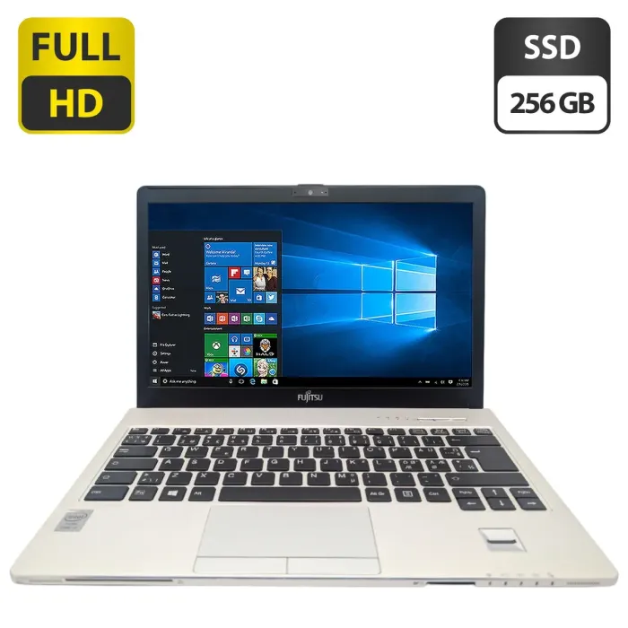 Ультрабук Fujitsu LifeBook S935 / 13.3" (1920x1080) IPS / Intel Core i5-5200U (2 (4) ядра 2.2 - 2.7 GHz) / 8 GB DDR3 / 256 GB SSD / Intel HD Graphics 5500 / WebCam б/в - зображення 1