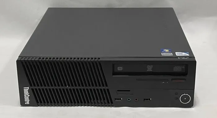 Комплект ПК: комп'ютер Lenovo ThinkCentre M71e SFF / Intel Pentium G850 (2 ядра по 2.9 GHz) / 8 GB DDR3 / 250 GB HDD / Intel HD Graphics / DVD-ROM + Монітор Б-клас Lenovo ThinkVision LT2452pwC / 24" (1920x1200) TN б/в - зображення 8