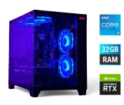 Ігровий ПК Gaming PC Tower / Intel Core i5-11400F (6 (12) ядер по 2.6 - 4.4 GHz) / 32 GB DDR4 / 500 GB SSD / nVidia GeForce RTX 2060 Super, 8 GB GDDR6, 256-bit б/в