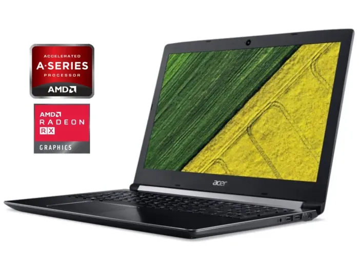 Ігровий ноутбук Acer Aspire A515-41G / 15.6" (1366x768) TN / AMD A12-9720P (4 ядра по 2.7 - 3.6 GHz) / 8 GB DDR4 / 256 GB SSD M.2 / AMD Radeon RX 540, 2 GB GDDR5, 128-bit / WebCam / Win 10 б/в - зображення 1