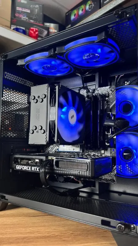 Збірка під замовлення: ігровий ПК Qube Reef ARGB Black Tower / AMD Ryzen 5 5500 (6 (12) ядер по 3.6 - 4.2 GHz) / 16 GB DDR4 / 1000 GB SSD M.2 / nVidia GeForce RTX 3060, 12 GB GDDR6, 192-bit / 650W / HDMI б/в - зображення 5