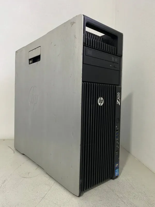 Робоча станція Б-клас HP Z620 Workstation Tower / 2x Intel Xeon E5-2658 v2 (10 (20) ядер по 2.4 - 3.0 GHz) / 64 GB DDR3 / 240 GB SSD / nVidia Quadro 4000, 2 GB GDDR5, 256-bit / DVD-ROM б/в - зображення 3