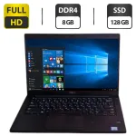 Ультрабук Б-клас Dell Latitude 7390 / 13.3" (1920x1080) IPS / Intel Core i5-7300U (2 (4) ядра по 2.6 - 3.5 GHz) / 8 GB DDR4 / 128 GB SSD / Intel UHD Graphics 620 / WebCam б/в