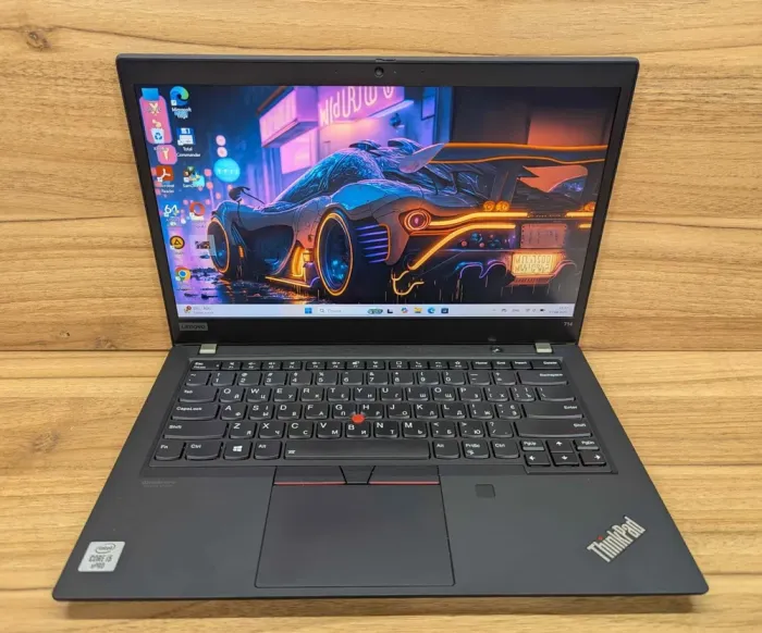 Ультрабук Lenovo ThinkPad T14 Gen 1 / 14" (1920x1080) IPS / Intel Core i5-10310U (4 (8) ядра по 1.7 - 4.4 GHz) / 16 GB DDR4 / 512 GB SSD / Intel UHD Graphics / WebCam / TouchID / Windows 11 б/в - зображення 2