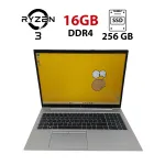 Ультрабук HP EliteBook 855 G7 / 15.6" (1920x1080) IPS / Ryzen 3 Pro 4450U (4 (8) ядра по 2.4 - 3.7 GHz) / 16 GB DDR4 / 256 GB SSD / AMD Radeon Graphics / WebCam б/в