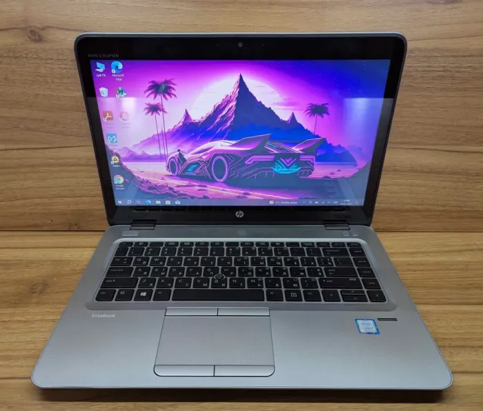 Ультрабук HP EliteBook 840 G4 / 14" (1920x1080) IPS Touch / Intel Core i7-7500U (2 (4) ядра по 2.7 - 3.5 GHz) / 16 GB DDR4 / 480 GB SSD / Intel HD Graphics 620 / WebCam / Fingerprint / Windows 10 б/в - зображення 2