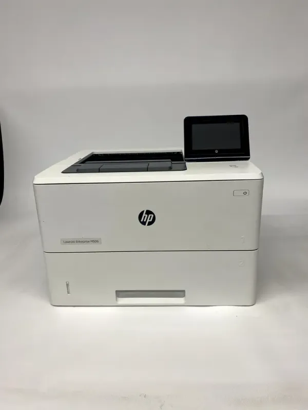 Принтер HP LaserJet M506dn / Лазерний монохромний друк / 1200x1200 dpi / A4 / 43 стор / хв / Ethernet, USB 2.0 / Дуплекс б/в - зображення 2