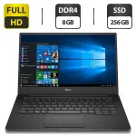 Ультрабук Dell Latitude 7370 / 13.3" (1920x1080) IPS / Intel Core m5-6Y57 (2 (4) ядра по 1.1 - 2.8 GHz) / 8 GB DDR3 / 256 GB SSD / Intel HD Graphics 515 / WebCam / Windows 10 Pro б/в