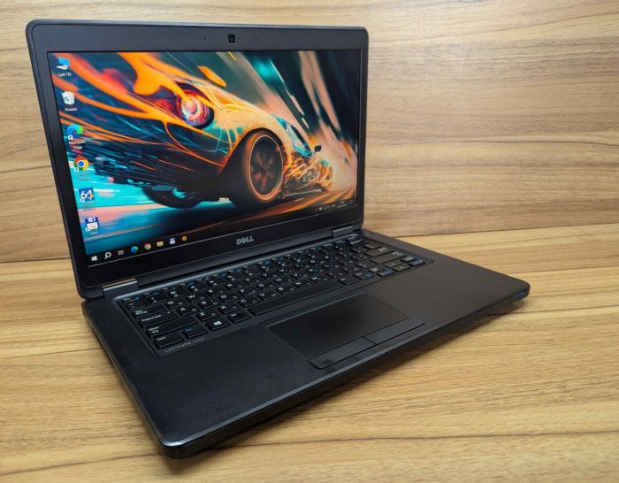 Ноутбук Dell Latitude E5450 / 14" (1920x1080) IPS / Intel Core i5-5200U (2 (4) ядра по 2.2 - 2.7 GHz) / 8 GB DDR3 / 240 GB SSD / Intel HD Graphics 5500 / WebCam / Windows 10 б/в - зображення 4