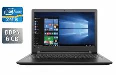 Ноутбук Б-клас Lenovo IdeaPad 110-15ISK / 15.6" (1366x768) TN / Intel Core i5-6200U (2 (4) ядра по 2.3 - 2.8 GHz) / 6 GB DDR4 / 240 GB SSD / Intel HD Graphics 520 / WebCam / Windows 10 б/в