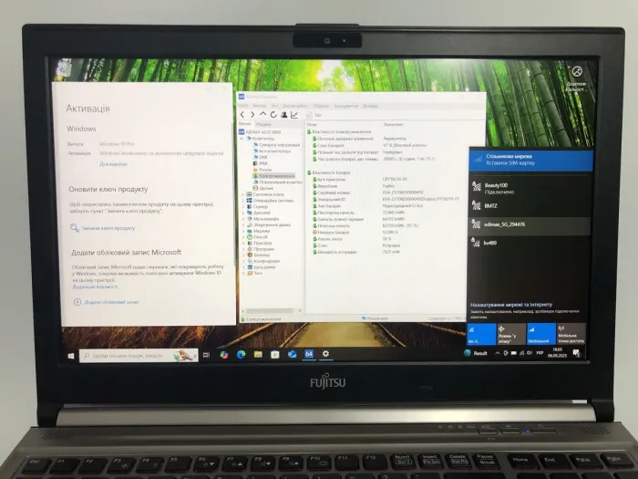 Мобільна робоча станція Fujitsu Celsius H760 / 15.6" (1920x1080) IPS / Intel Core i5-6440HQ (4 ядра по 2.6 - 3.5 GHz) / 16 GB DDR4 / 256 GB SSD / nVidia Quadro M600M, 2 GB GDDR5, 128-bit / WebCam / DisplayPort б/в - зображення 12