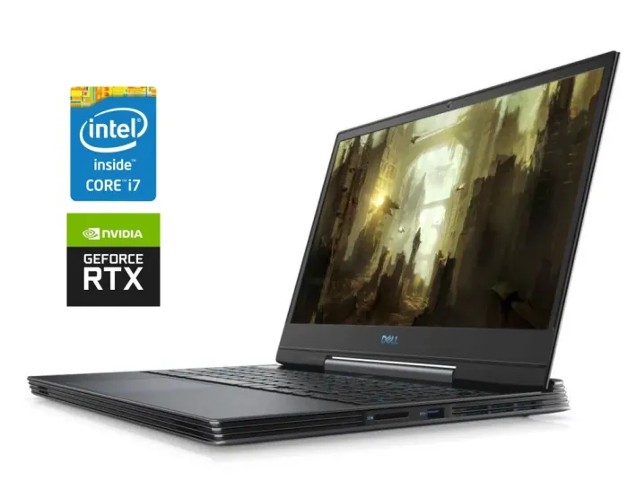 Ігровий ноутбук Б-клас Dell G5 15 5590 / 15.6" (1920X1080) IPS / Intel Core i7-8750H (6 (12) ядер по 2.2 - 4.1 GHz) / 16 GB DDR4 / 128 GB SSD + 1000 GB HDD / nVidia GeForce RTX 2060, 6 GB GDDR6, 192-bit / WebCam б/в - зображення 1