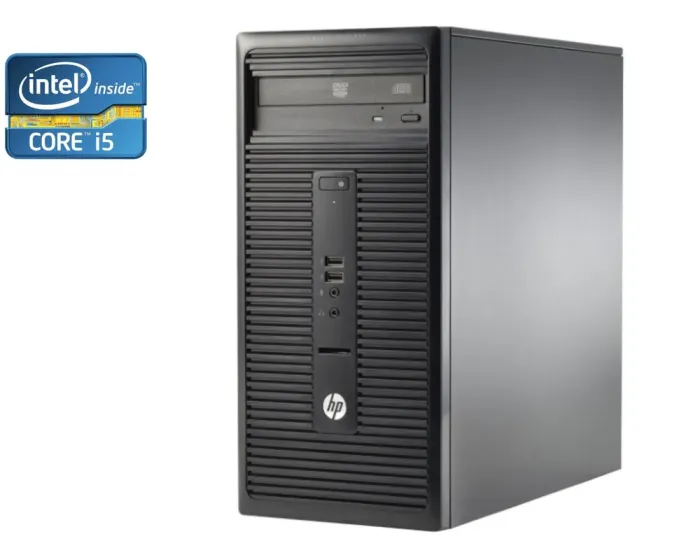 ПК HP 280 G1 Tower / Intel Core i5-4570S (4 ядра по 2.9-3.6 GHz) / 8GB DDR3 / 500GB HDD / HD Graphics 4600 / DVD-RW б/в - зображення 1