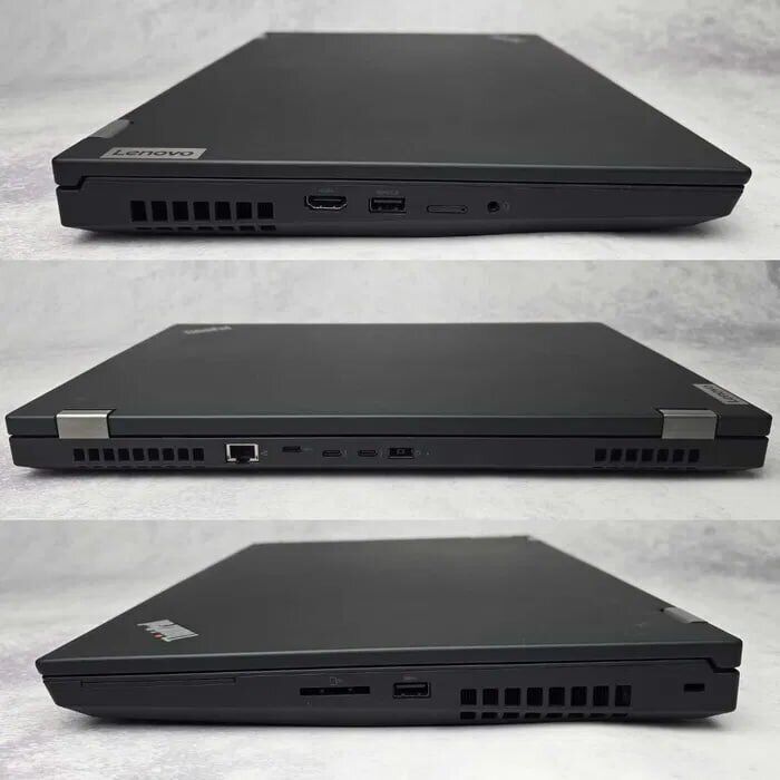 Мобільна робоча станція Lenovo ThinkPad P15 Gen 1 / 15.6" (1920x1080) IPS / Intel Core i7-10850H (6 (12) ядер по 2.7 - 5.1 GHz) / 32 GB DDR4 / 512 GB SSD M.2 / nVidia Quadro RTX 3000, 6 GB GDDR6, 192-bit / WebCam / Win 10 Pro б/в - зображення 3