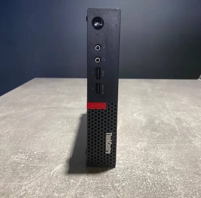 Неттоп Lenovo ThinkCentre M710q Tiny USFF / Intel Core i5-7400T (4 ядра по 2.4 - 3.0 GHz) / 8 GB DDR4 / 120 GB SSD / Intel HD Graphics 630 / DisplayPort / Wi-Fi б/в - зображення 5