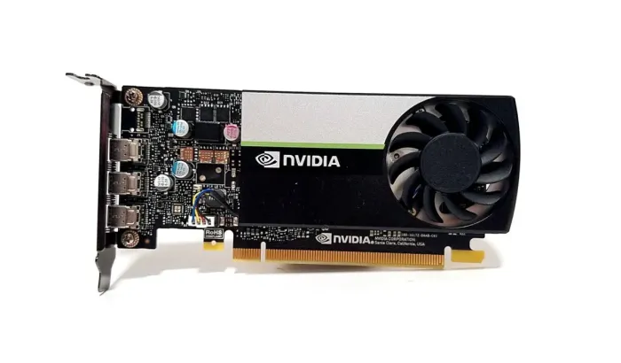 Дискретна відеокарта nVidia Quadro T400, 4 GB GDDR6, 64-bit / 3x miniDP / SFF б/в - зображення 2