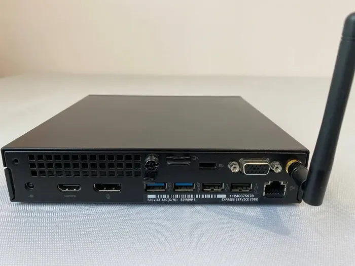 Неттоп Dell OptiPlex 3050 Micro USFF / Intel Core i3-7100T (2 (4) ядра по 3.4 GHz) / 8 GB DDR4 / 240 GB SSD / Intel HD Graphics 630 / DisplayPort / HDMI / Wi-Fi б/в - зображення 4