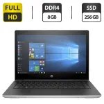 Ультрабук Б-класс HP ProBook 440 G5 / 14" IPS / Core i5-8250U (4(8) ядра по 1.6-3.4 GHz) / 8GB DDR4 / 256GB SSD /HD Graphics 620 / WebCam / HDMI б/в
