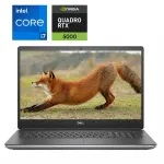 Мобільна робоча станція Dell Precision 7750 / 17.3" (1920x1080) IPS / Intel Core i7-10750H (6 (12) ядер по 2.6 - 5.0 GHz) / 16 GB DDR4 / 512 GB SSD / nVidia Quadro RTX 5000, 16 GB GDDR6, 256-bit / WebCam б/в