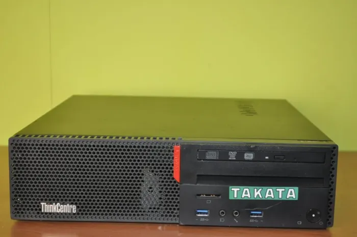 Комп'ютер Lenovo ThinkCentre M700 SFF / Intel Core i5-6400 (4 ядра по 2.7 - 3.3 GHz) / 8 GB DDR4 / 250 GB HDD / Intel HD Graphics 530 / DVD-ROM / Без OC б/в - зображення 2