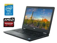 Ігровий ноутбук Б-клас Dell Latitude E5570 / 15.6" (1920x1080) IPS / Intel Core i7-6820HQ (4 (8) ядра по 2.7 - 3.6 GHz) / 16 GB DDR4 / 256 GB SSD / AMD Radeon R7 M370, 2 GB GDDR5, 128-bit / WebCam / Win 10 Pro б/в
