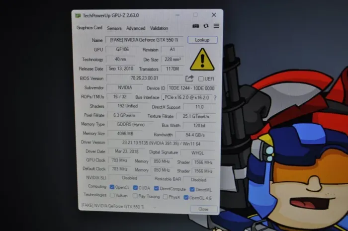 Дискретна відеокарта nVidia GeForce GTX 550 Ti, 4 GB GDDR5, 128-bit / VGA, DVI, HDMI - зображення 17