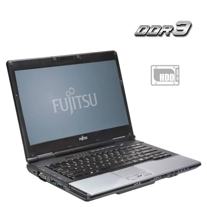 Ноутбук Fujitsu Lifebook S752 / 14" TN / Core i3-2328M (2(4) ядра по 2.2GHz) / 4GB DDR3 / 320GB HDD / HD Graphics 3000 / WebCam / DVD-ROM б/в - зображення 1