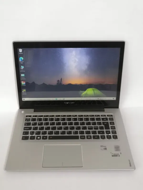 Ноутбук Б-класс Lenovo IdeaPad U430 / 14" TN Touch / Intel Core i7-4500U (2(4) ядра по 1.8-3 GHz) / 8GB DDR3 / 256GB SSD / GeForce GT 730M, 2GB GDDR3, 128-bit / WebCam / HDMI б/в - зображення 2