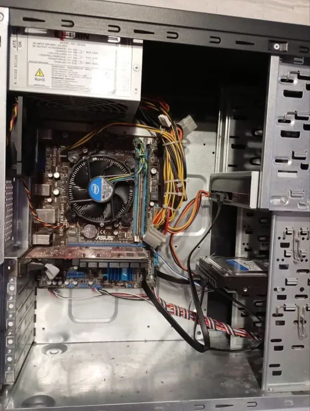 ПК Б-клас Asus Vento A8 Tower / Intel Core i5-3470S (4 ядра по 2.9 - 3.6 GHz) / 8 GB DDR3 / 500 GB HDD / AMD Radeon HD 5450, 2 GB DDR3, 64-bit / 500W / DVD-RW б/в - зображення 5