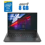 Ноутбук Б-клас Lenovo ThinkPad E14 Gen 2 / 14" (1920x1080) IPS / Intel Core i5-1135G7 (4 (8) ядра по 2.4 - 4.2 GHz) / 8 GB DDR4 / 240 GB SSD / Intel Iris Xe Graphics / WebCam б/в