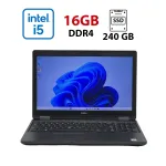 Ноутбук Dell Precision 3530 / 15.6" (1920x1080) IPS / Intel Core i5-8400H (4 (8) ядра по 2.5 - 4.2 GHz) / 16 GB DDR4 / 240 GB SSD / Intel UHD Graphics 630 / WebCam б/в