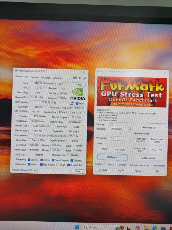 Ігровий ПК 1stPlayer Mi7-A Tower / Intel Core i5-9400 (6 ядер по 2,9 - 4,1 ГГц) / 32 ГБ DDR4 / 256 ГБ SSD M.2 + 512 ГБ SSD / nVidia GeForce GTX 1660 Ti, 6 ГБ GDDR6, 192-біт / 500 Вт б/в - зображення 9