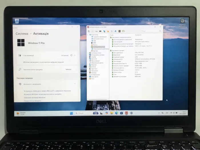 Ігровий ультрабук Dell Latitude 5590 / 15,6" (1920x1080) IPS / Intel Core i7-8650U (4 (8) ядра по 1,9 - 4,2 ГГц) / 16 ГБ DDR4 / 256 ГБ SSD NVMe / nVidia GeForce MX130, 2 ГБ GDDR5, 64-біт / WebCam / Win 11 Pro б/в - зображення 10