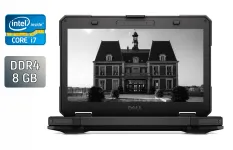 Захищений ноутбук Dell Latitude 14 Rugged 5414 / 14" (1920x1080) IPS / Intel Core i7-6600U (2 (4) ядра по 2.6 - 3.4 GHz) / 8 GB DDR4 / 240 GB SSD / Intel HD Graphics 520 / Fingerprint / Windows 10 б/в