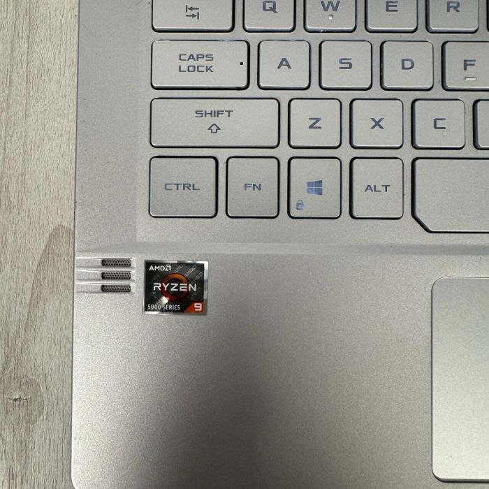 Ігровий ноутбук Asus ROG Zephyrus G14 GA401QM / 14" (1920x1080) IPS / AMD Ryzen 9 5900HS (8 (16) ядер по 3,0 - 4,6 ГГц) / 16 ГБ DDR4 / 512 ГБ SSD / nVidia GeForce RTX 3060, 6 ГБ GDDR6, 192-біт / Без веб-камери б/в - зображення 5