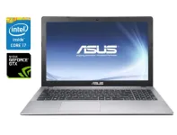 Ігровий ноутбук Б-клас Asus R510J / 15.6" (1920x1080) TN / Intel Core i7-4710HQ (4 (8) ядра по 2.5 - 3.5 GHz) / 12 GB DDR3 / 128 GB SSD + 1000 GB HDD / nVidia GeForce GTX 850M, 2 GB GDDR3, 128-bit / WebCam / Win 10 б/в