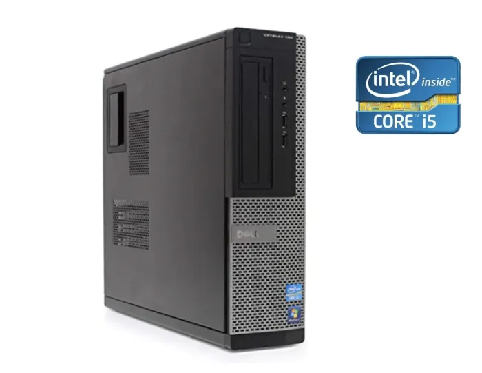 ПК Б-клас Dell OptiPlex 390 SFF / Intel Core i5-2400 (4 ядра по 3.1 - 3.4 GHz) / 8 GB DDR3 / 500 GB HDD / Intel HD Graphics 2000 / DVD-RW б/в - зображення 1