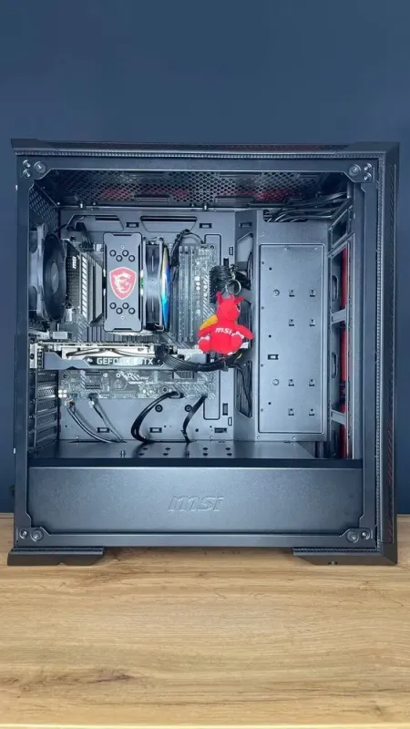 Ігровий ПК MSI MPG GUNGNIR 100D Tower / Intel Core i5-10400F (6(12) ядер по 2.9-4.3 GHz) / 16GB DDR4 / 500 GB SSD M.2 + 1000 GB HDD / GeForce GTX 1660, 6 GB GDDR5, 192-bit / 700W + Ігрова RGB мишка - зображення 7