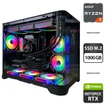 Збірка під замовлення: ігровий ПК GameMax Hype-M Black Tower / AMD Ryzen 7 7800X3D (8 (16) ядер по 4.2 - 5.0 GHz) / 32 GB DDR5 / 1000 GB SSD M.2 / nVidia GeForce RTX 5070, 12 GB GDDR7, 192-bit / 750W