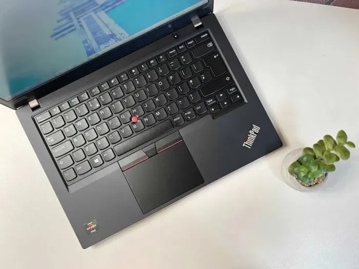 Ноутбук Lenovo ThinkPad T495 / 14" (1366x768) TN / AMD Ryzen 5 Pro 3500U (4 (8) ядра по 2.1 - 3.7 GHz) / 16 GB DDR4 / 256 GB SSD / AMD Radeon RX Vega 8 Graphics / WebCam / Win 10 Pro б/в - зображення 3