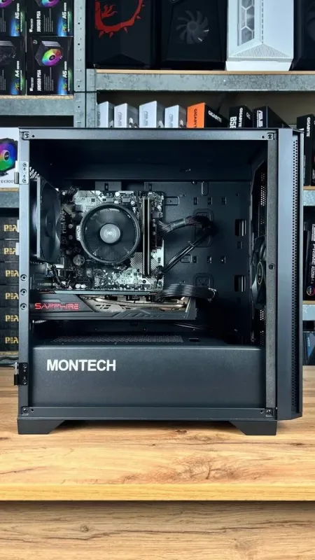 Збірка під замовлення: ігровий ПК GameMax Infinity Mini Tower / AMD Ryzen 5 3600 (6 (12) ядер по 3.6 - 4.2 GHz) / 16 GB DDR4 / 480 GB SSD / AMD Radeon RX 5600 XT, 6 GB GDDR6, 192-bit / 550W б/в - зображення 6