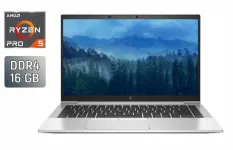 Ультрабук HP EliteBook 845 G8 / 14" (1920x1080) IPS / AMD Ryzen 5 Pro 5650U (6 (12) ядер по 2.3 - 4.2 GHz) / 16 GB DDR4 / 512 GB SSD / AMD Radeon Vega 7 / WebCam / TouchID / Windows 11 б/в