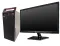 Комплект ПК: Lenovo ThinkCentre E73 Tower / Intel Core i3-4170 (2 (4) ядра по 3.7 GHz) / 8 GB DDR3 / 500 GB HDD / Intel HD Graphics 4400 / DVD-ROM + Монітор LG IPS234T-PN / 23" (1920x1080) IPS / DVI, VGA б/в