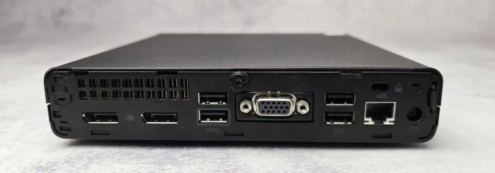 Неттоп HP ProDesk 400 G5 Mini USFF / Intel Core i3-9100T (4 ядра по 3.1 - 3.7 GHz) / 8 GB DDR4 / 128 GB SSD / Intel UHD Graphics 630 / Win 10 Pro б/в - зображення 3