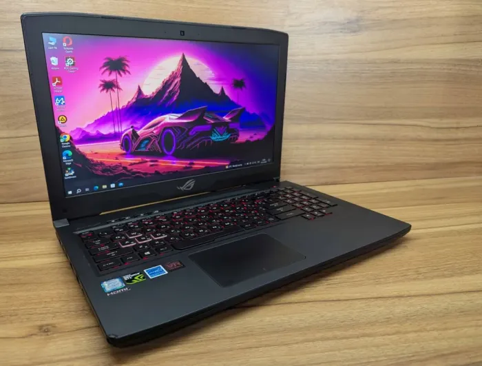 Ігровий ноутбук Б-клас Asus Gl503V / 15.6" (1920x1080) IPS / Intel Core i7-7700HQ (4 (8) ядра по 2.8 - 3.8 GHz) / 16 GB DDR4 / 256 GB SSD + 1000 GB HDD / nVidia GeForce GTX 1060, 3 GB GDDR5, 192-bit / WebCam / Windows 10 б/в - зображення 6