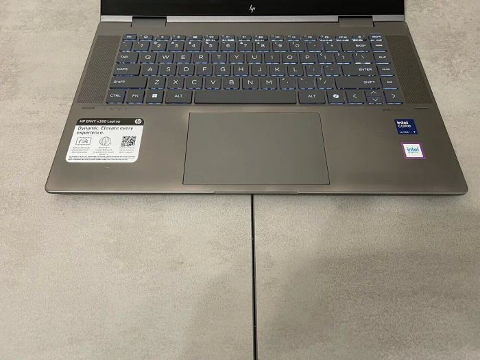 Ультрабук-трансформер Б-клас HP Envy x360 15-fe1073cl / 15.6" (1920x1080) IPS Touch / Intel Core Ultra 7 155U (12 (14) ядер по 1.7 - 4.8 GHz) / 16 GB DDR5 / 1000 GB SSD M.2 / Intel Graphics / WebCam / HDMI б/в - зображення 3