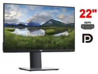 Монітор Dell P2219H / 22" (1920x1080) IPS / 1x HDMI, 1x DisplayPort, 1xVGA, 3x USB 3.0, 2x USB 2.0 / VESA 100x100 / Pivot б/в